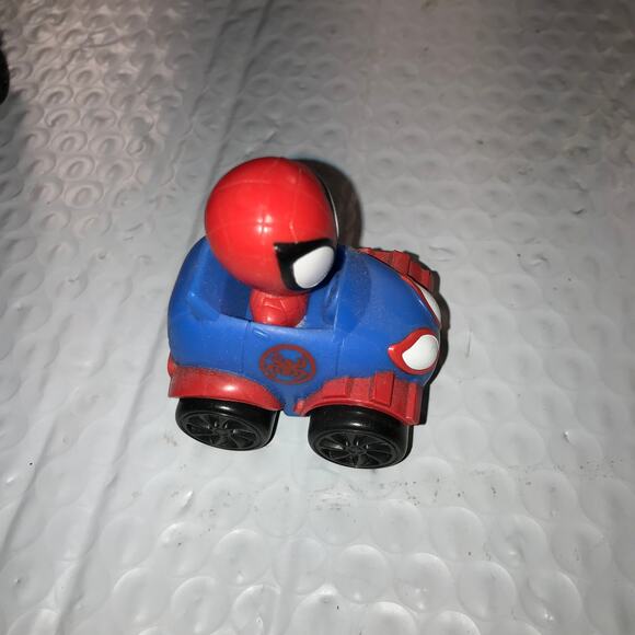 Spidey and His Amazing Friends 2 Mini Vehicles Cars 2in Marvel Lot - Picture 9 of 11